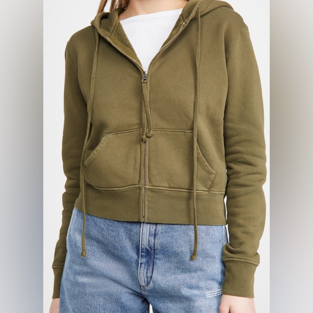 Nili Lotan Olive Green Hoodie
